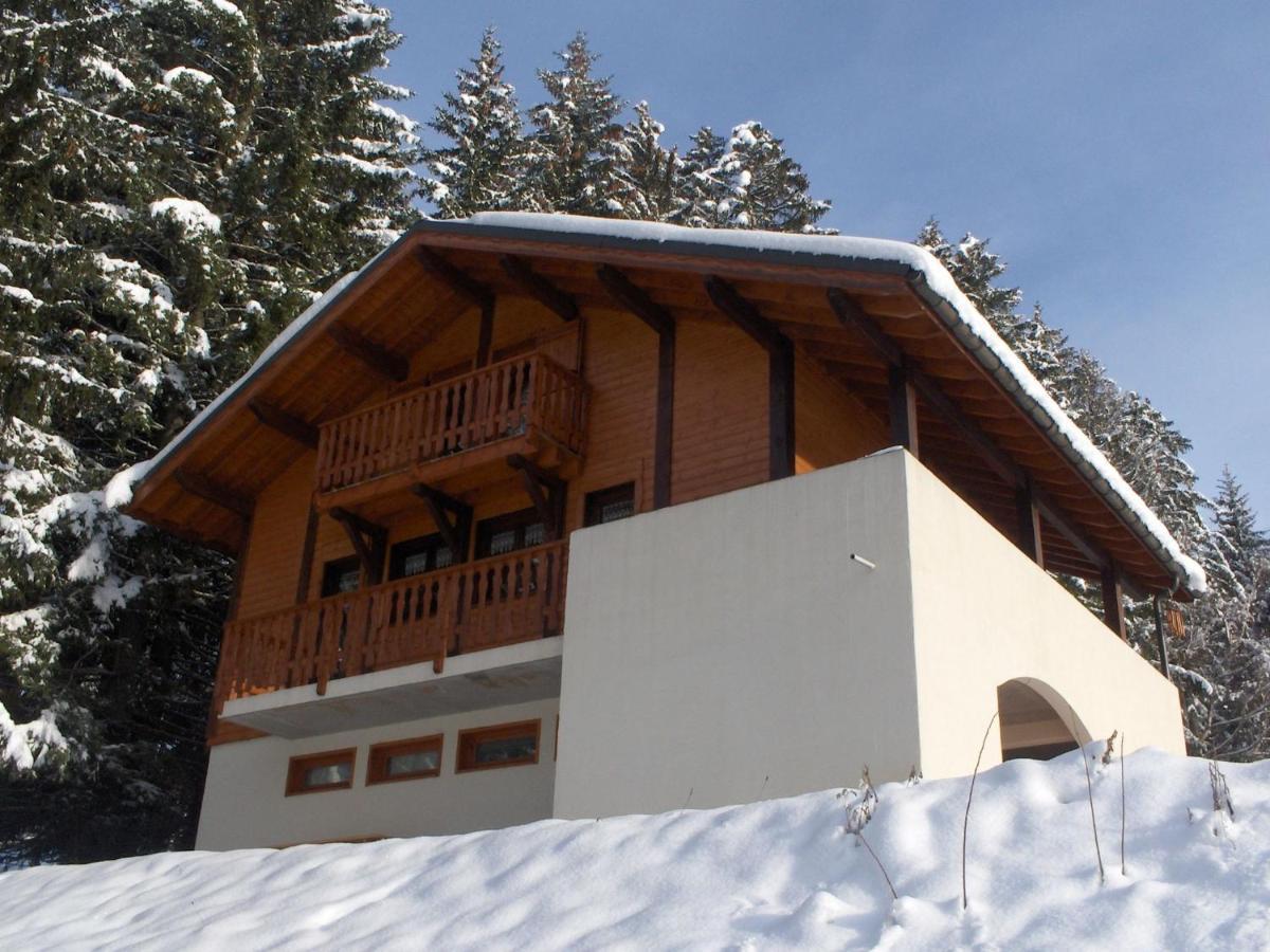 Magnificent Chalet On The Mountain Slopes Les Gets Kültér fotó