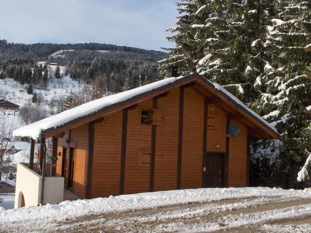 Magnificent Chalet On The Mountain Slopes Les Gets Kültér fotó